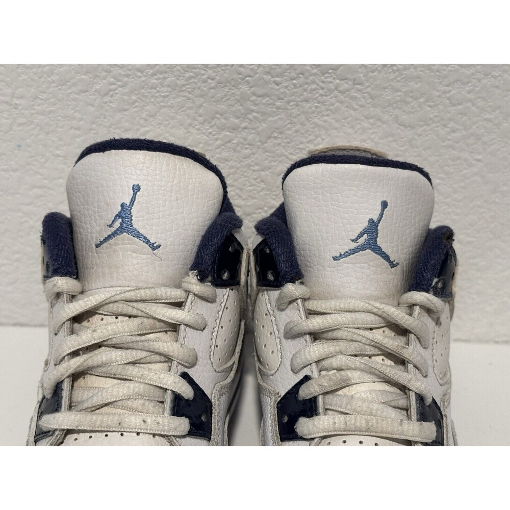 Nike Air Jordan IV 4 Retro LS PS LEGEND BLUE Shoes Youth Sz 12.5C 707430-107 - Picture 4 of 15